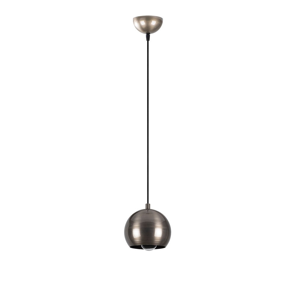 Ezüstszínű függőlámpa fém búrával ø 30 cm Berceste – Opviq lights