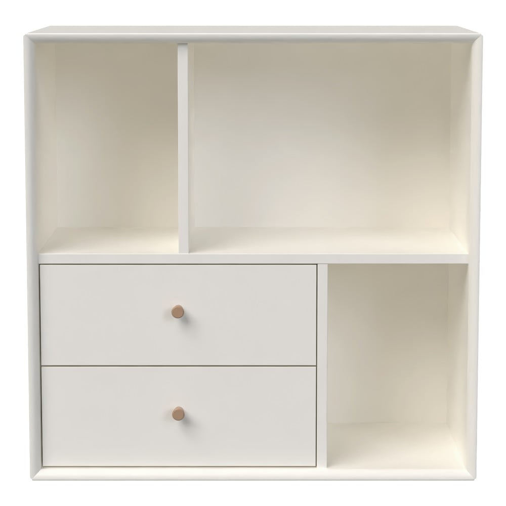 Fehér fali könyvespolc 70x70 cm Z – Tenzo