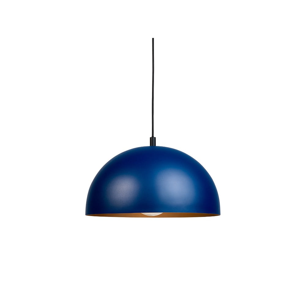 Kék függőlámpa fém búrával ø 40 cm Lyke – CustomForm