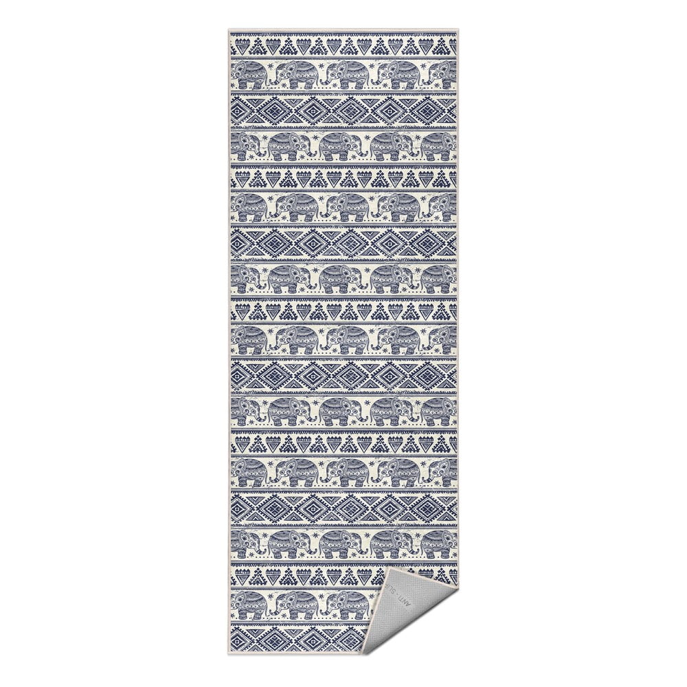 Kék mosható futószőnyeg 80x200 cm Elephant – Mila Home