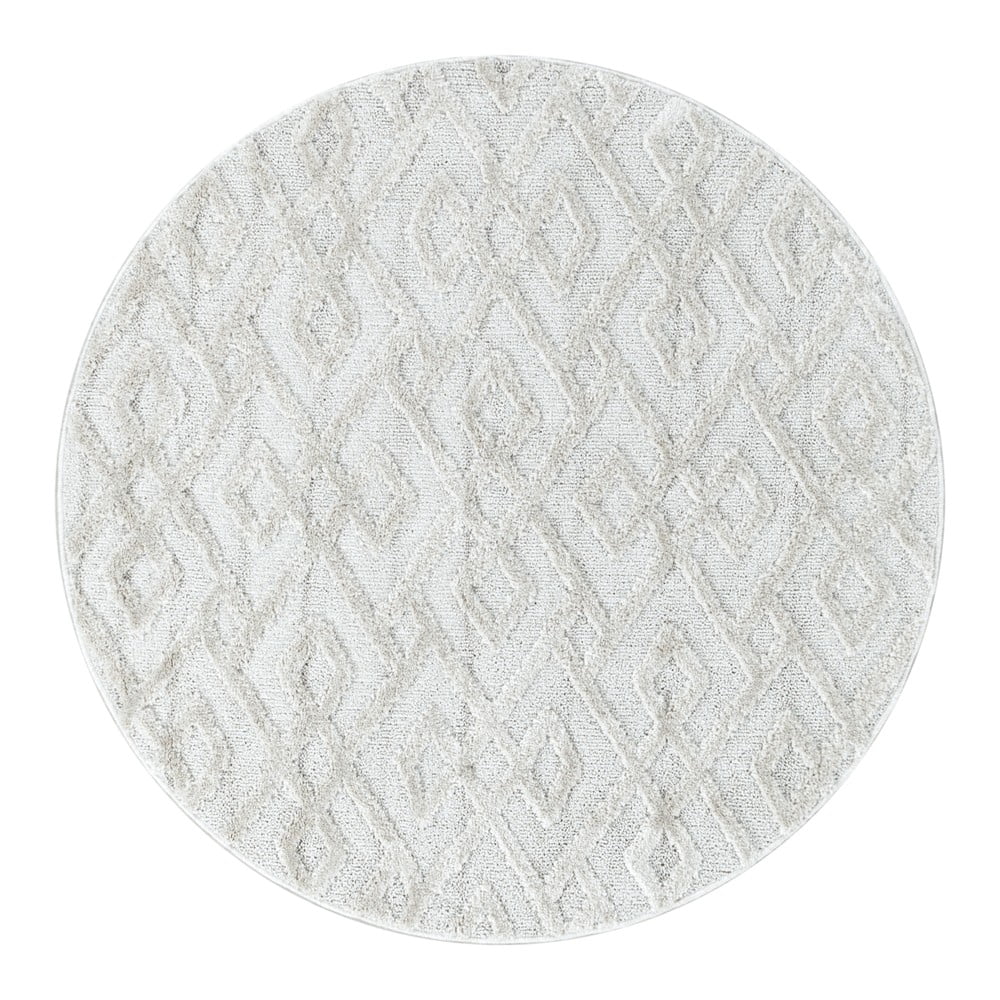 Krémszínű kerek szőnyeg ø 160 cm Pisa – Ayyildiz Carpets