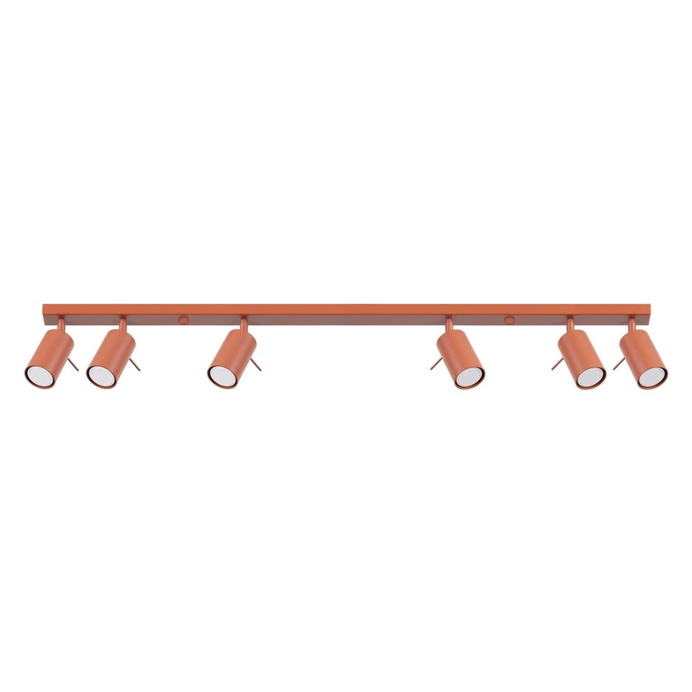 Téglavörös mennyezeti lámpa 6x117 cm Etna – Nice Lamps