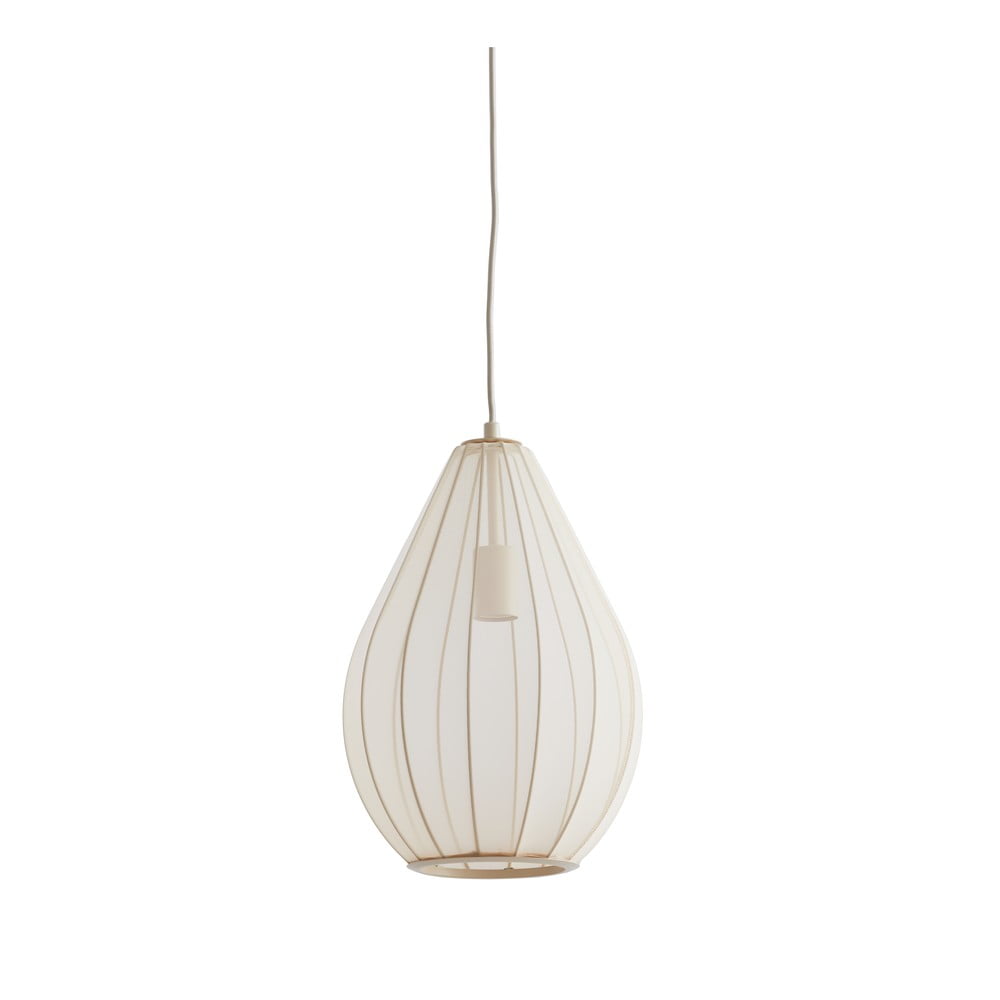 Bézs függőlámpa üveg búrával ø 28 cm Itela – Light & Living