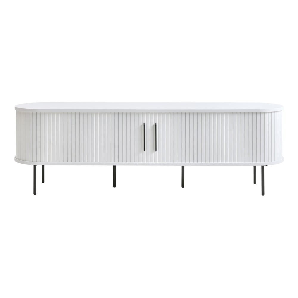 Fehér TV-állvány 180x56x45 cm Nola – Unique Furniture