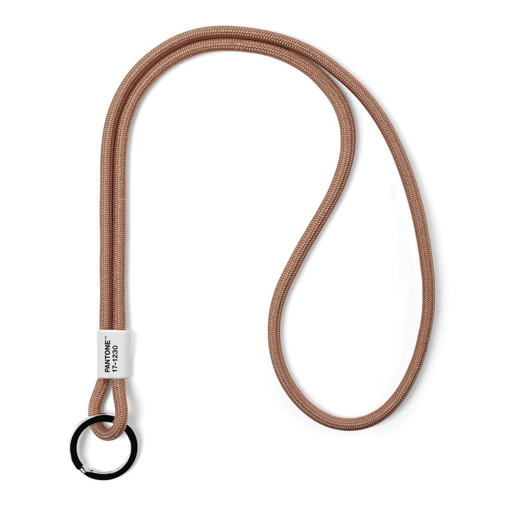 Világosbarna kulcstartó Mocha Mousse 17-1230 – Pantone