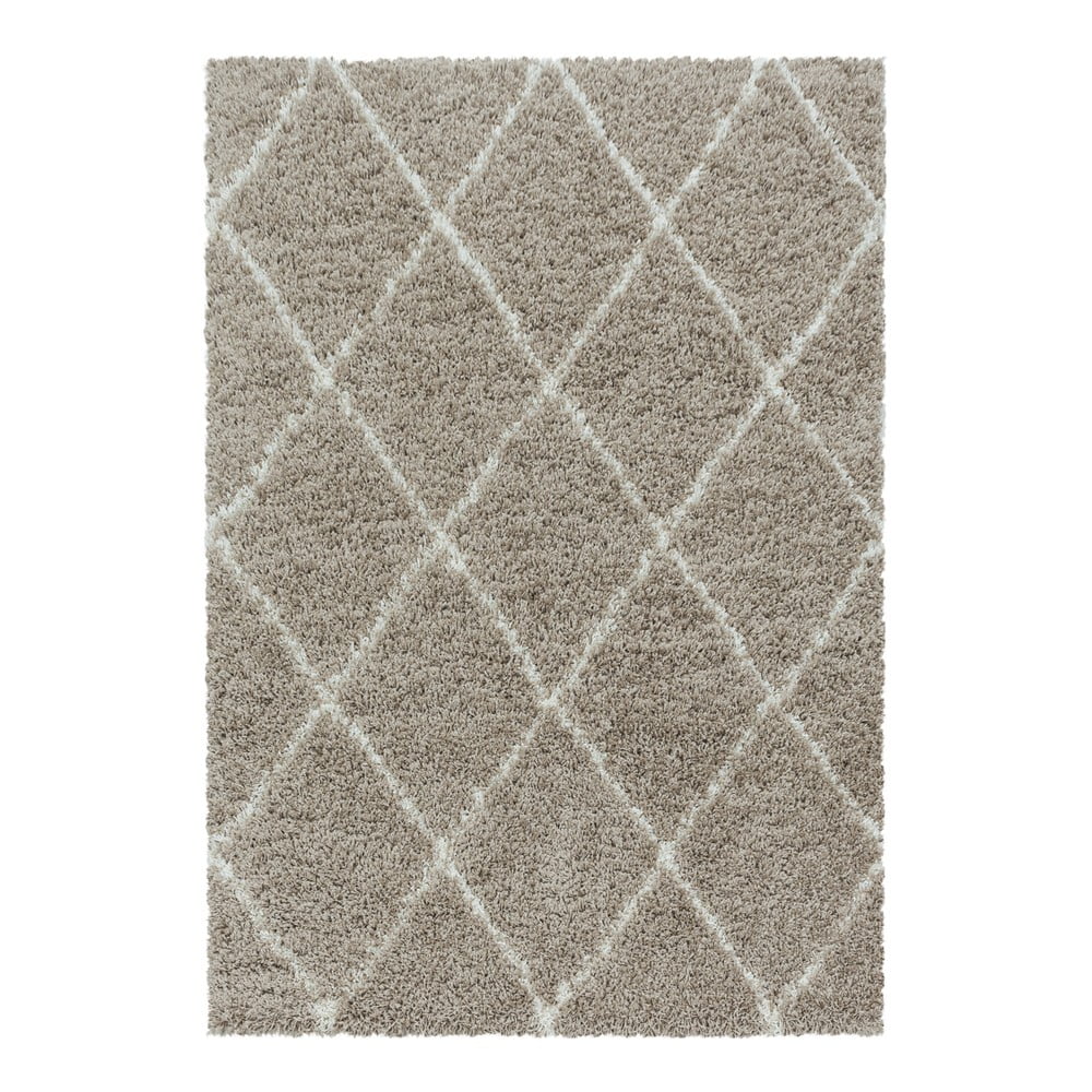 Világosbarna szőnyeg 60x110 cm Alvor – Ayyildiz Carpets