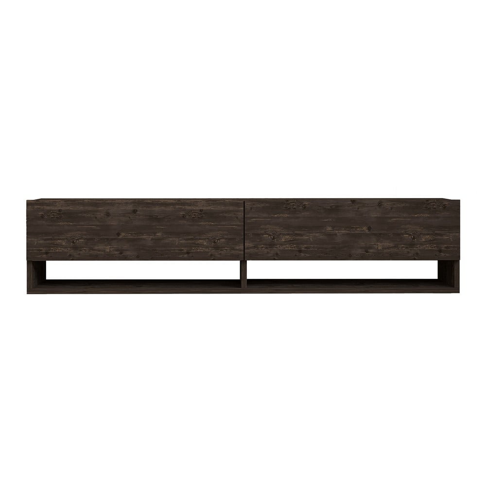 Antracitszürke TV-állvány 141x31x30 cm Arges – Kalune Design