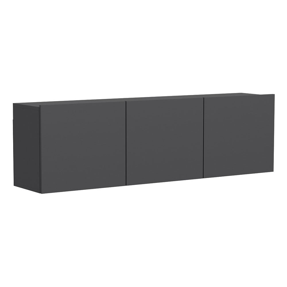 Antracitszürke TV-állvány 150x44x31 cm White – Kalune Design