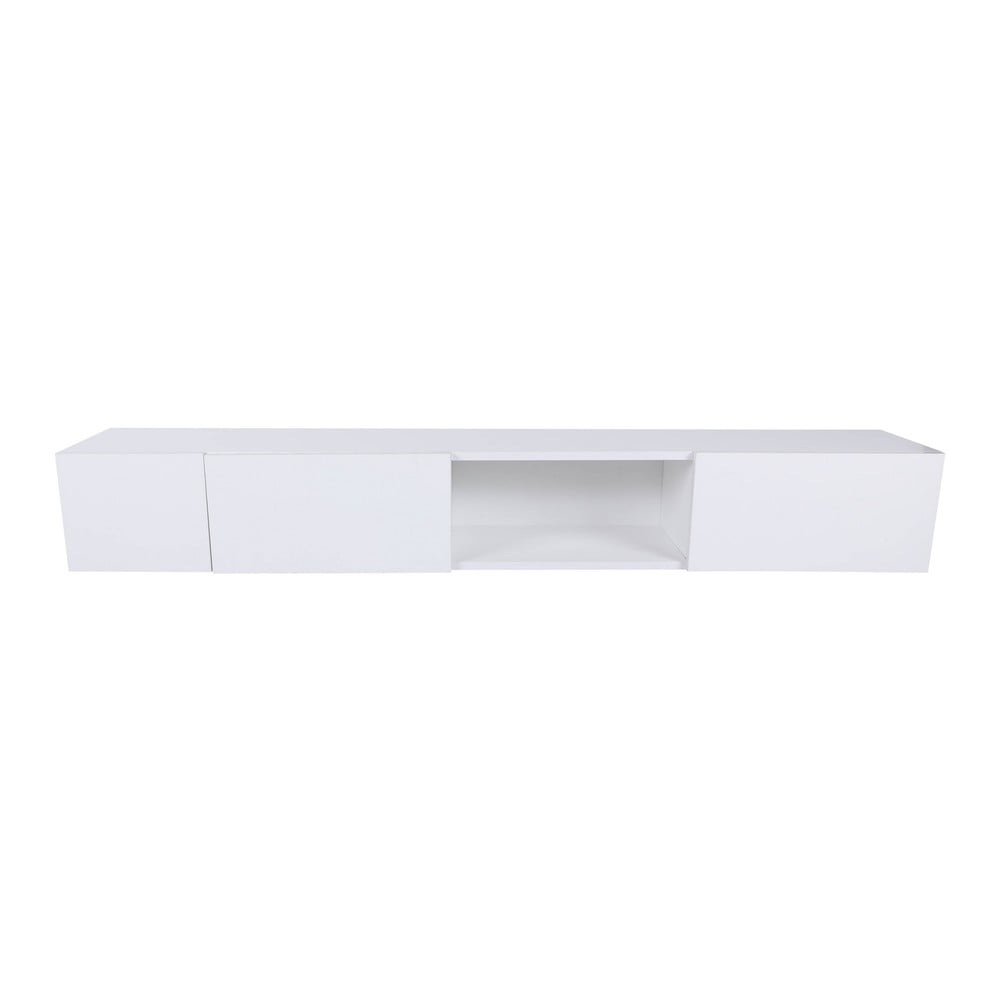 Fehér TV-állvány 180x30x25 cm Wagna – Kalune Design
