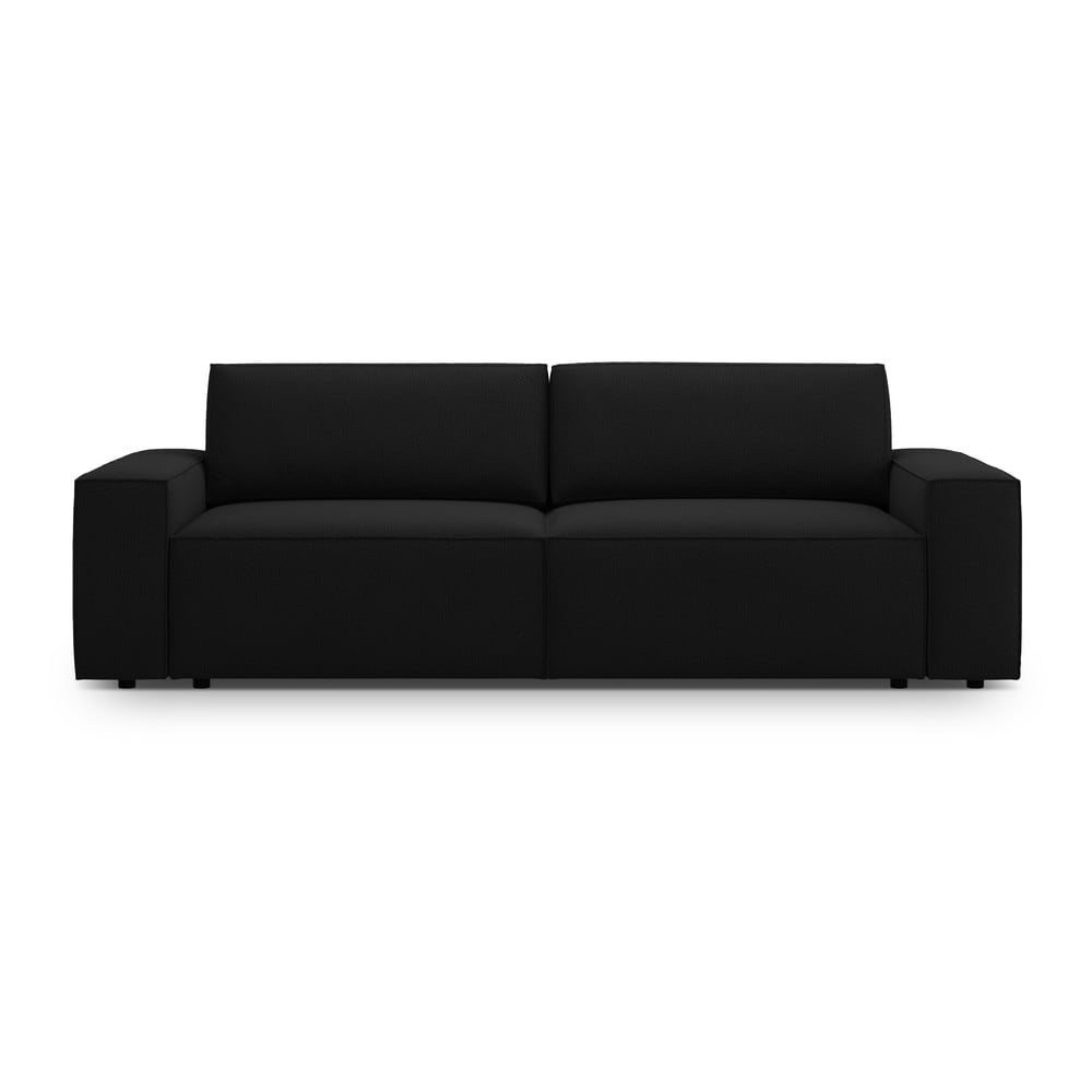 Fekete kinyitható kanapé 247 cm Jodie – Micadoni Home