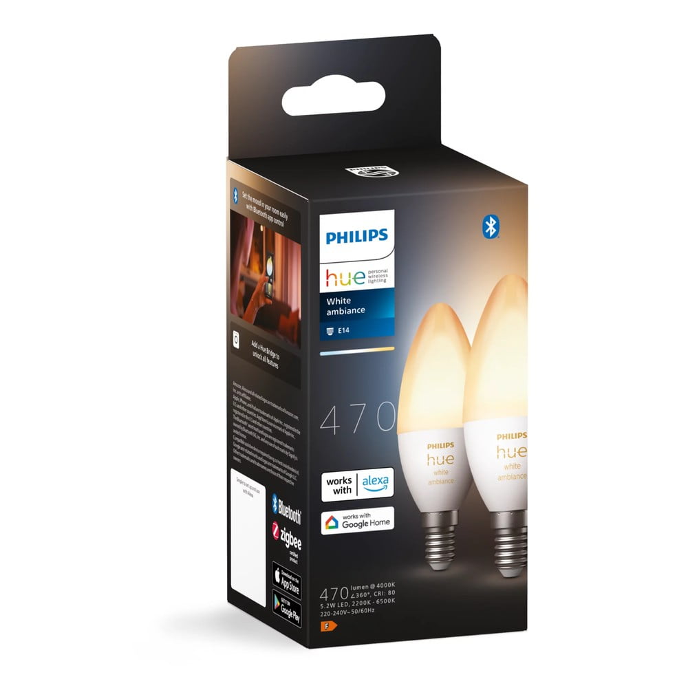 LED okos izzó szett 2 db-os E14