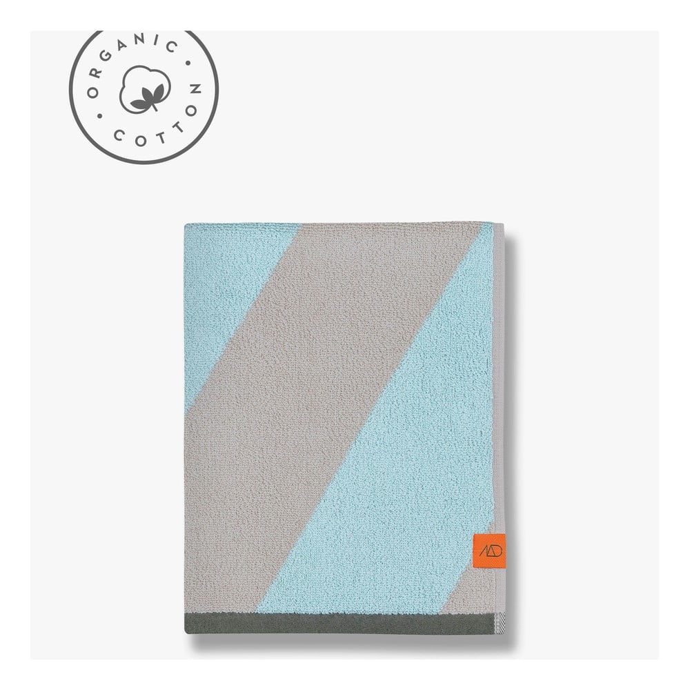 Mentazöld frottír bio pamut törölköző szett 2 db-os 40x55 cm Diagonal – Mette Ditmer Denmark