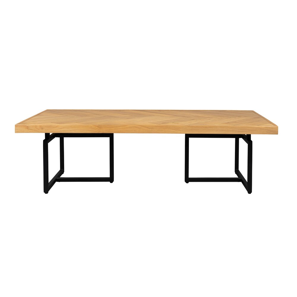 Natúr színű dohányzóasztal akácfa dekorral 60x120 cm Class – Dutchbone