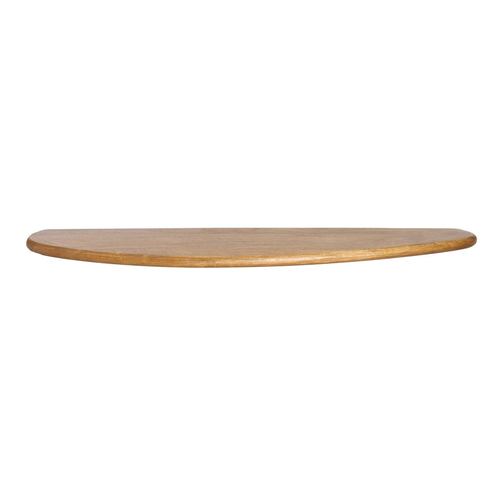 Natúr színű mangófa fali polc 100 cm Ginosu – Light & Living