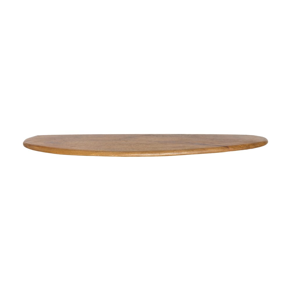 Natúr színű mangófa fali polc 70 cm Ginosu – Light & Living