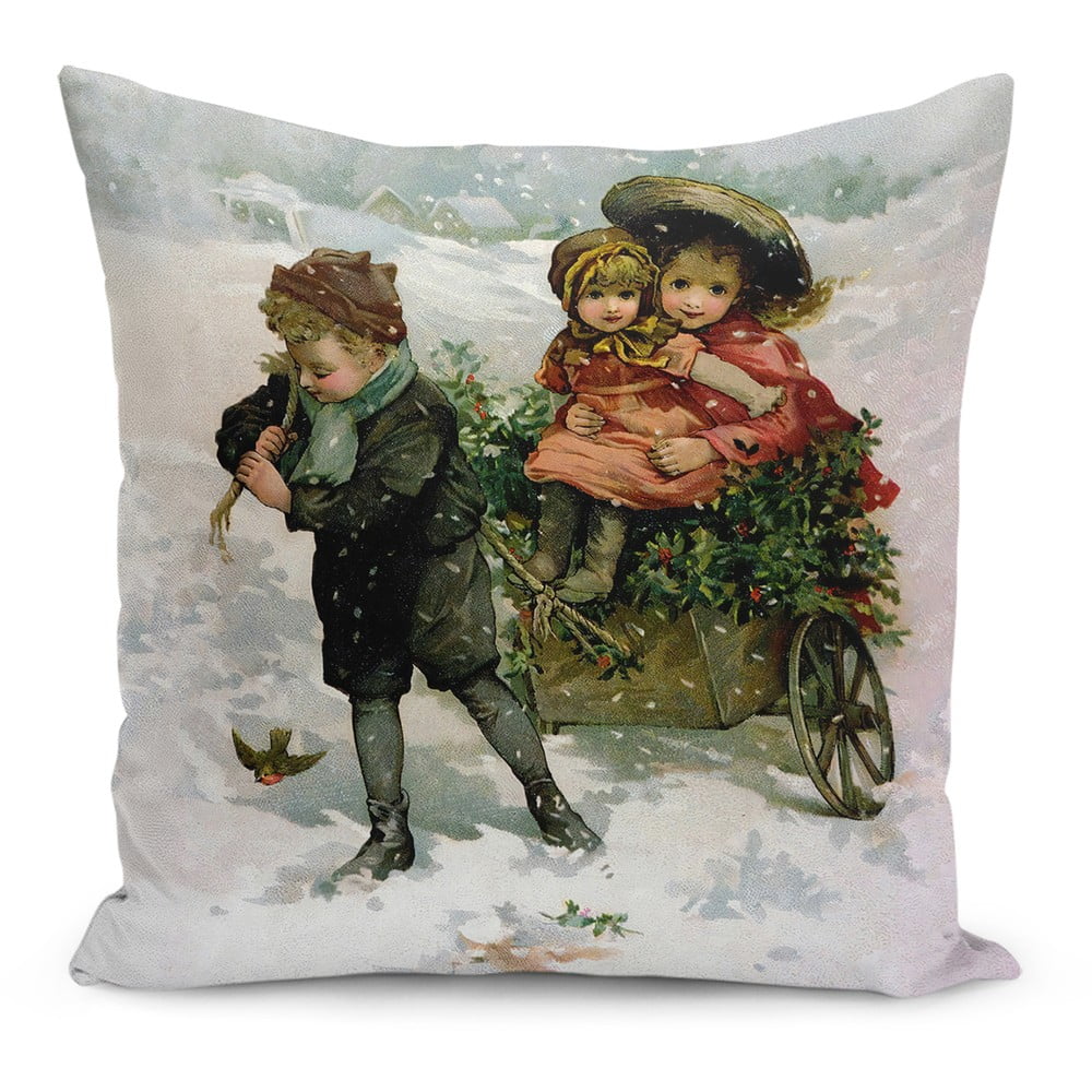Párnahuzat karácsonyi mintával 43x43 cm – Mila Home