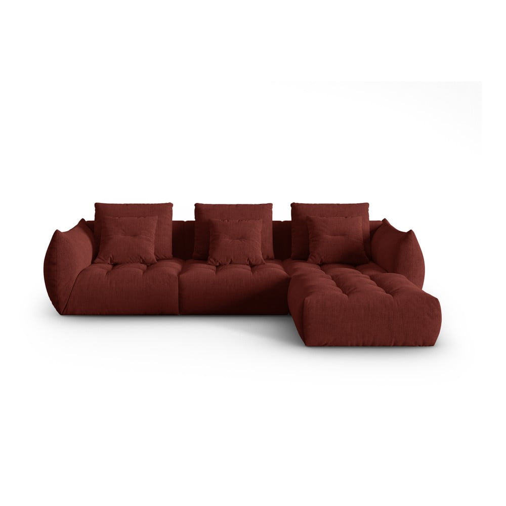 Piros sarokkanapé (variálható) Bloom – Micadoni Home