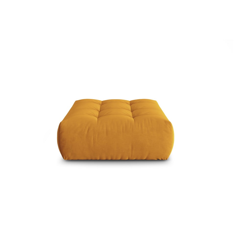 Sárga buklé lábtartó Bloom – Micadoni Home