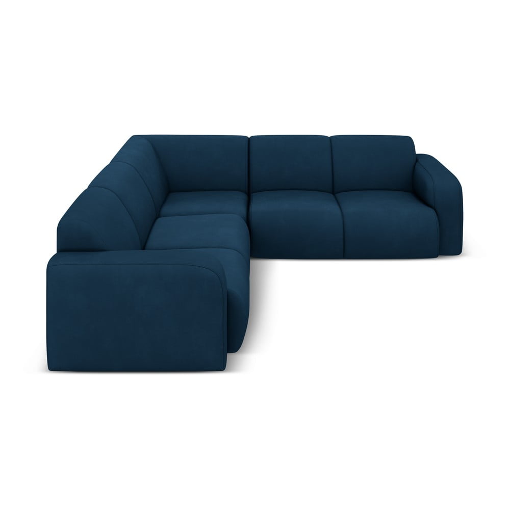 Sötétkék sarokkanapé (variálható-L alakú) Molino – Micadoni Home