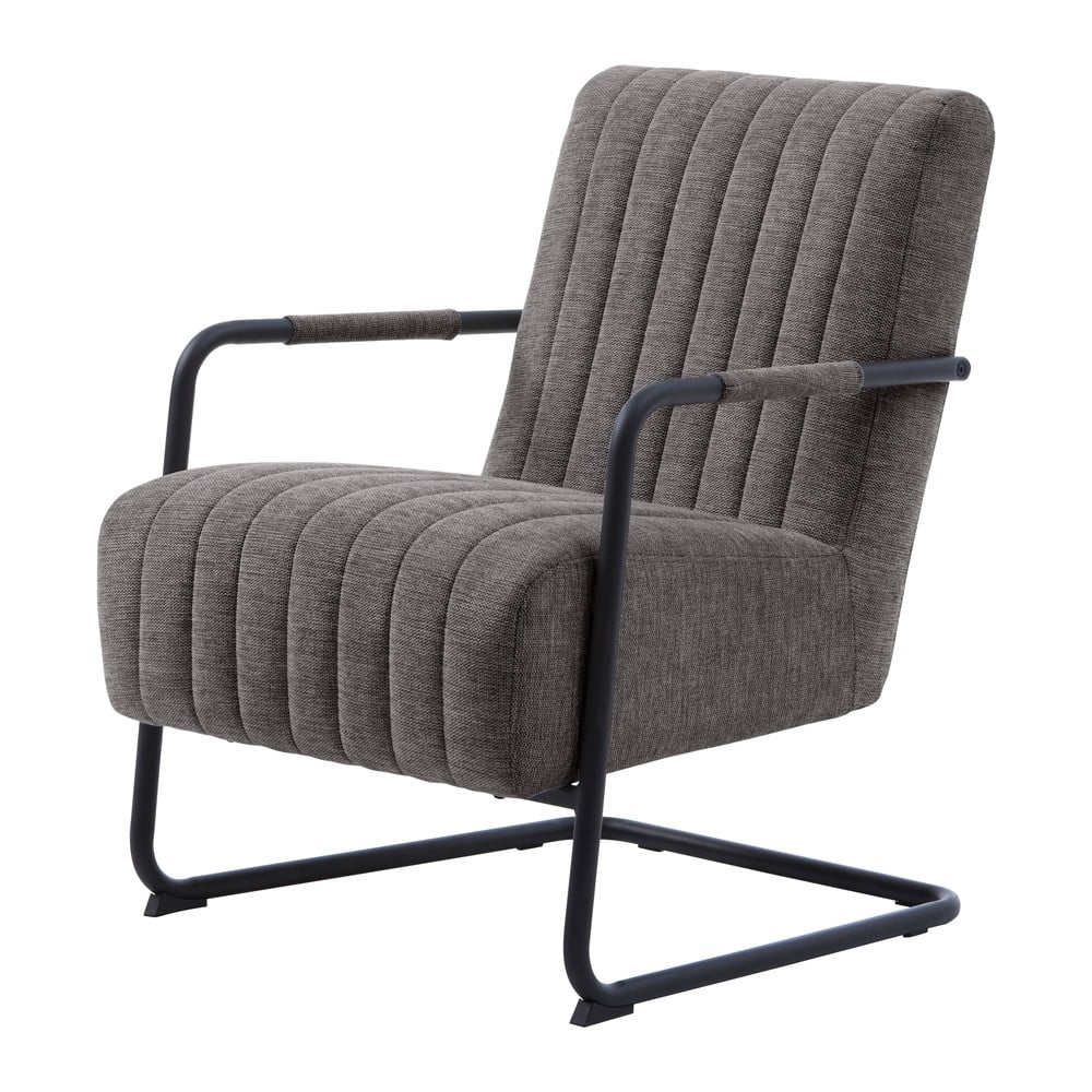 Sötétszürke fotel Trout – Unique Furniture