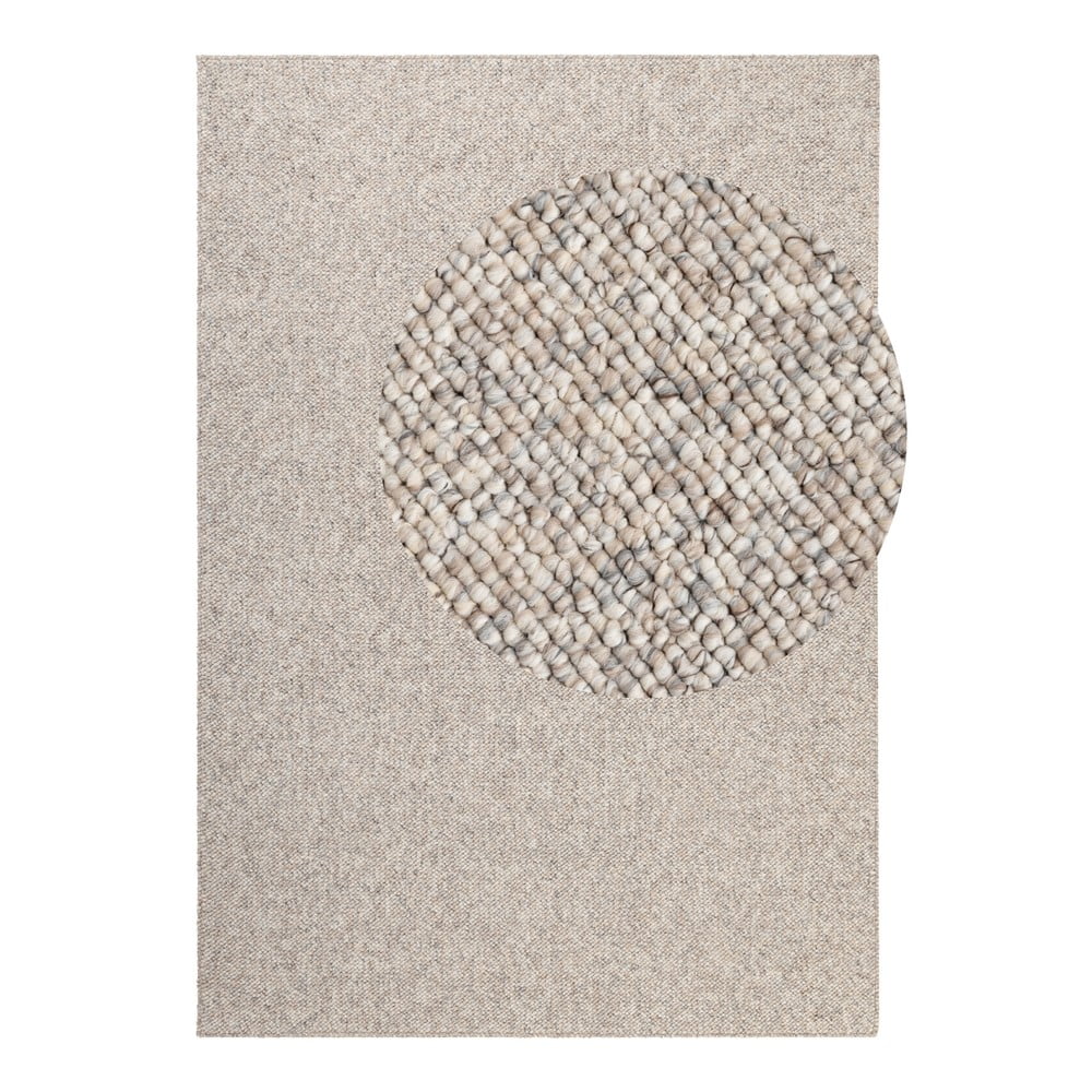 Szürke-krémszínű mosható szőnyeg 200x290 cm Rocco Dark Cream – Elle Decoration