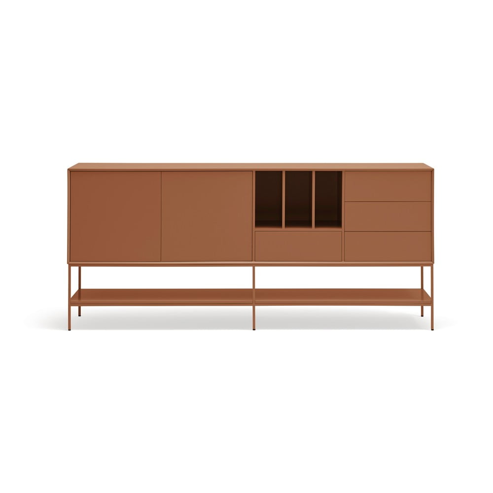 Téglavörös komód 220x98x45 cm Platt – Teulat