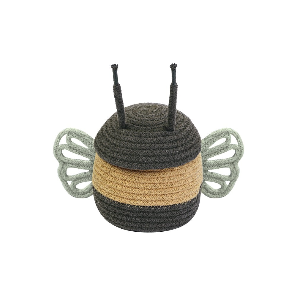 Textil játéktároló kosár ø 15x15 cm Baby Bee – Lorena Canals