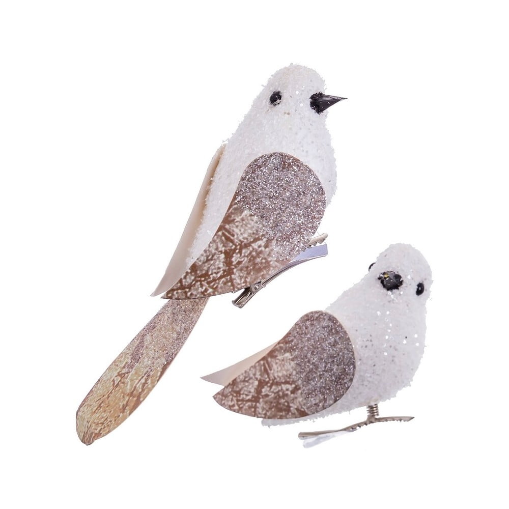 Textil karácsonyfadísz készlet 2 db-os Birds – Casa Selección