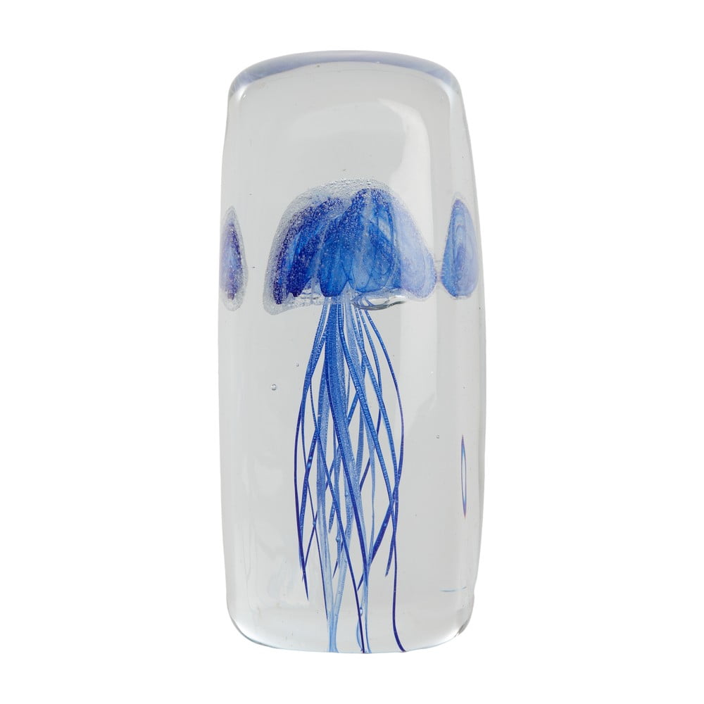 Üveg papírnehezék (magasság 13 cm) Jellyfish – Light & Living