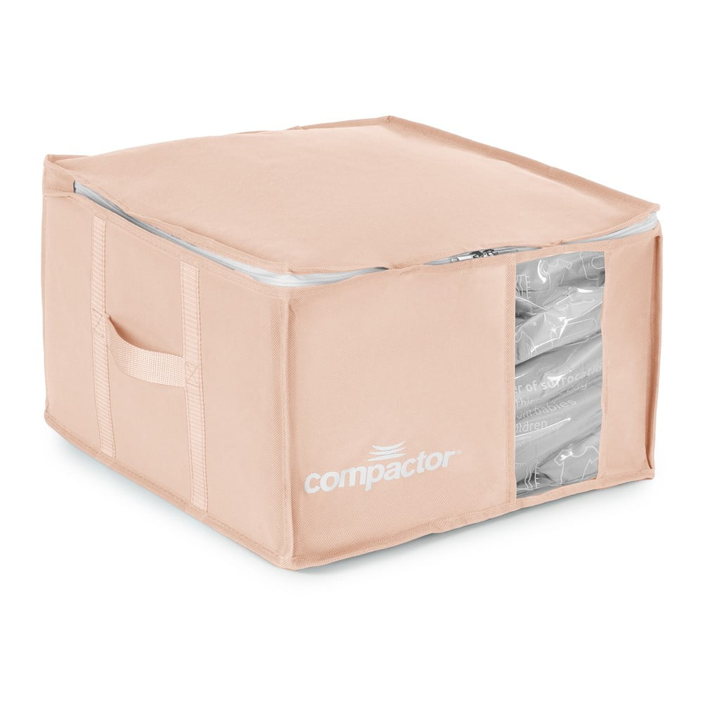 Vákuumos műanyag ruhatároló doboz 42x40x25 cm Pink Edition – Compactor