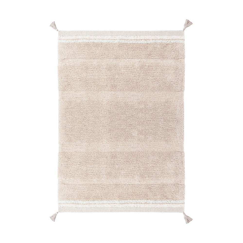 Világos rózsaszín mosható kézi szövésű pamut szőnyeg 120x160 cm Bloom Rose – Lorena Canals