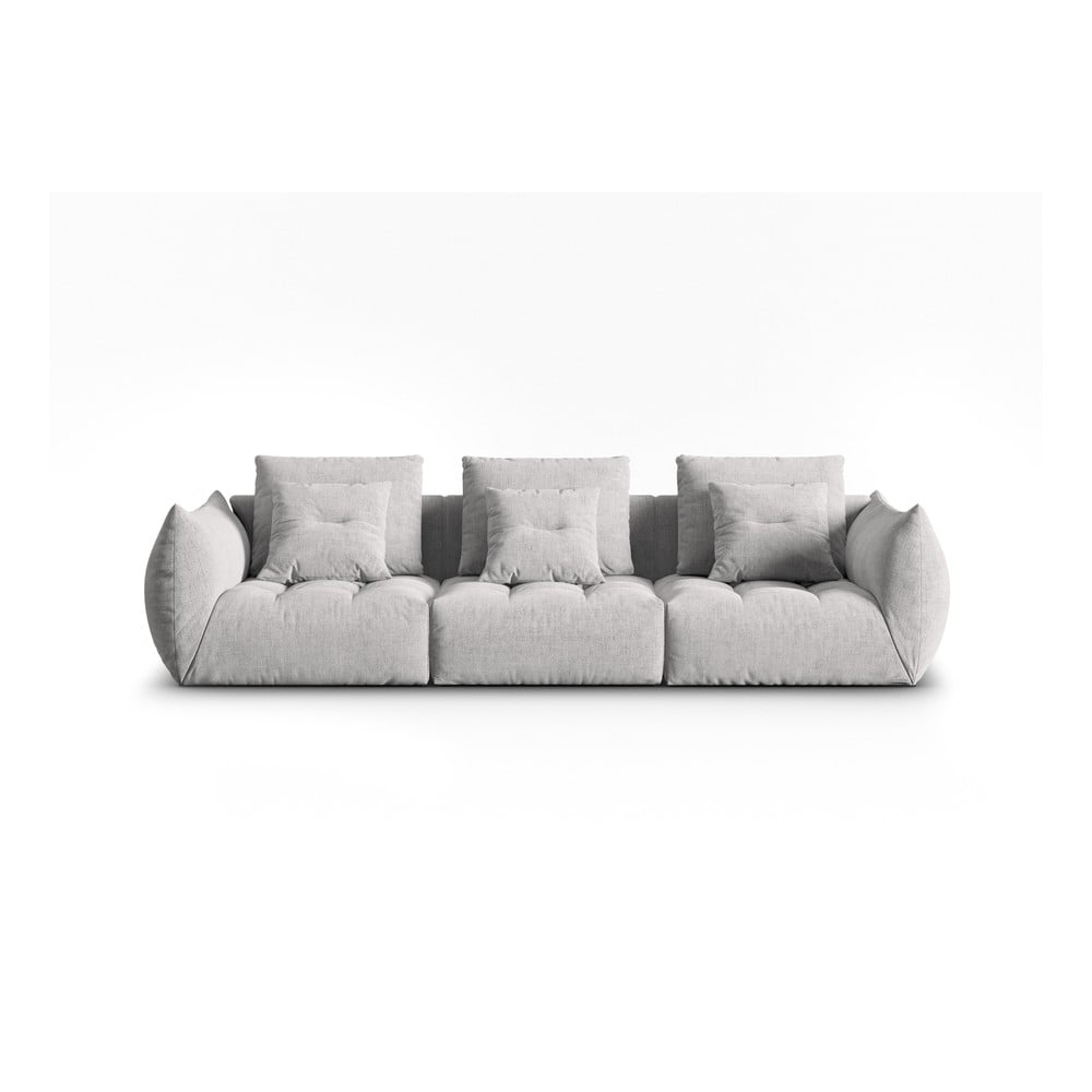 Világosszürke kanapé 332 cm Bloom – Micadoni Home