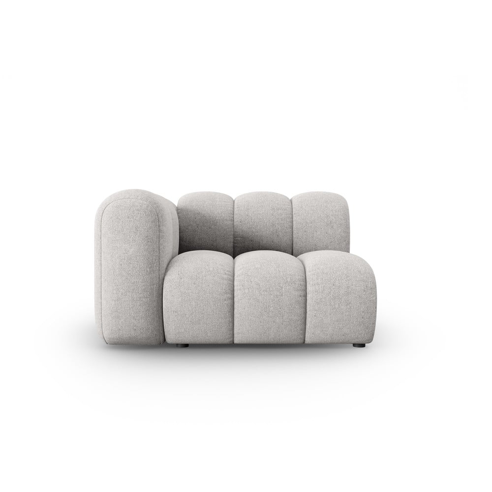Világosszürke kanapé modul (bal oldali) Lupine – Micadoni Home