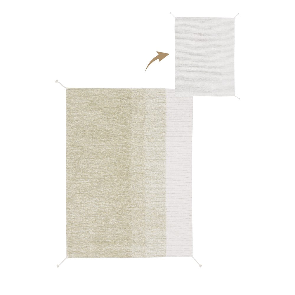 Világoszöld pamut szőnyeg 120x160 cm Gelato Green – Lorena Canals