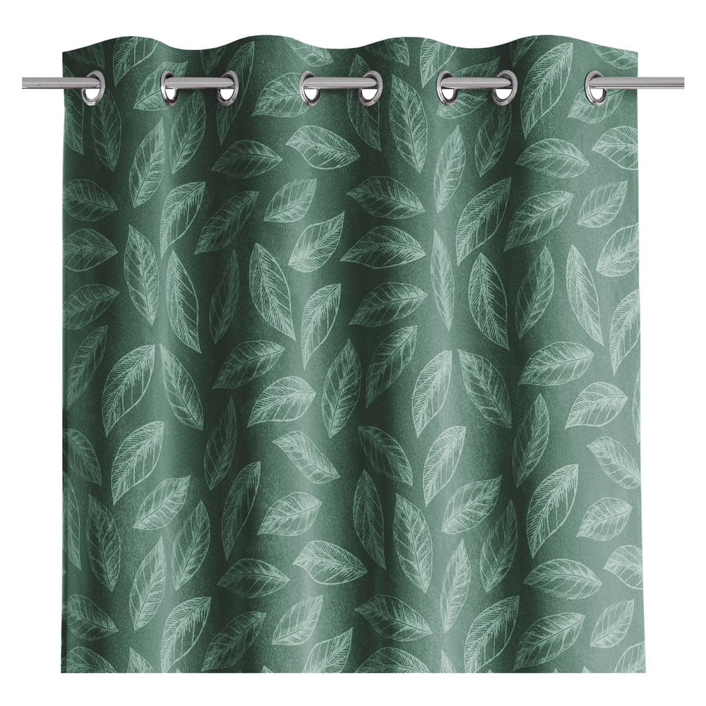Zöld bársony függöny 140x250 cm Calm – AmeliaHome