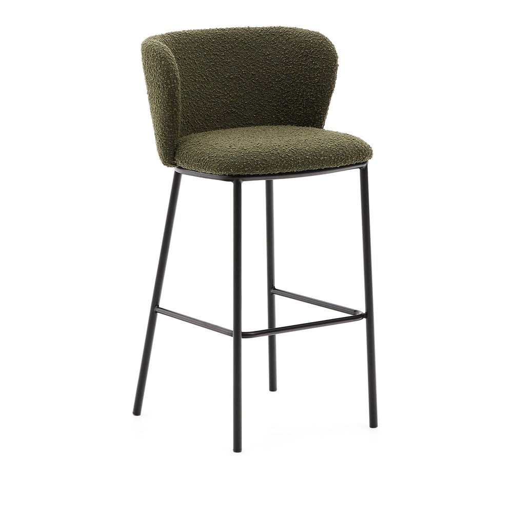 Zöld bárszék (ülésmagasság 75 cm) Ciselia – Kave Home