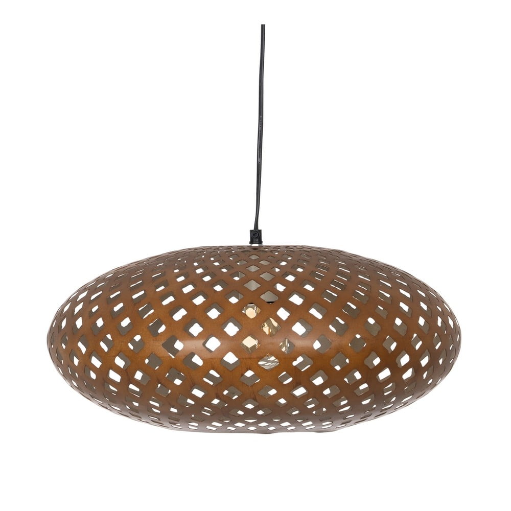 Aranyszínű függőlámpa fém búrával ø 44 cm – Ixia
