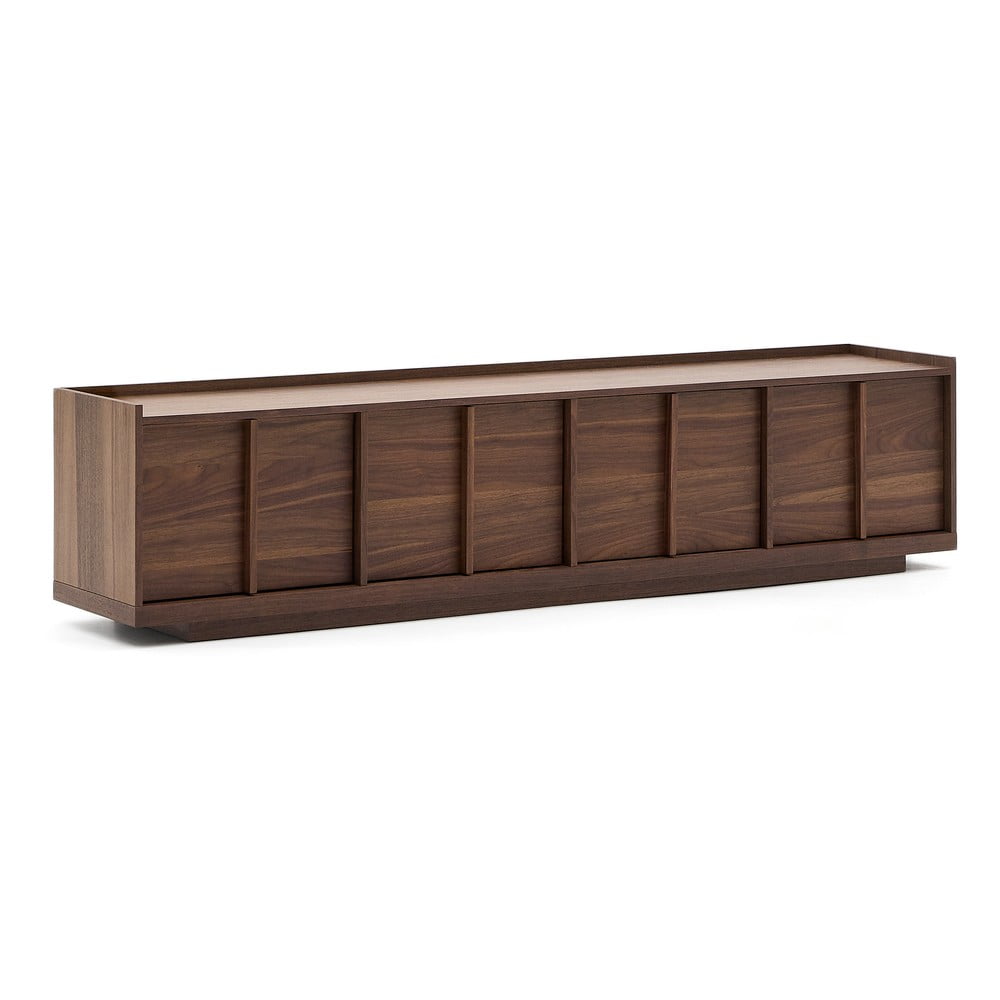 Barna TV-állvány diófa dekorral 200x47x40 cm Onix – Kave Home