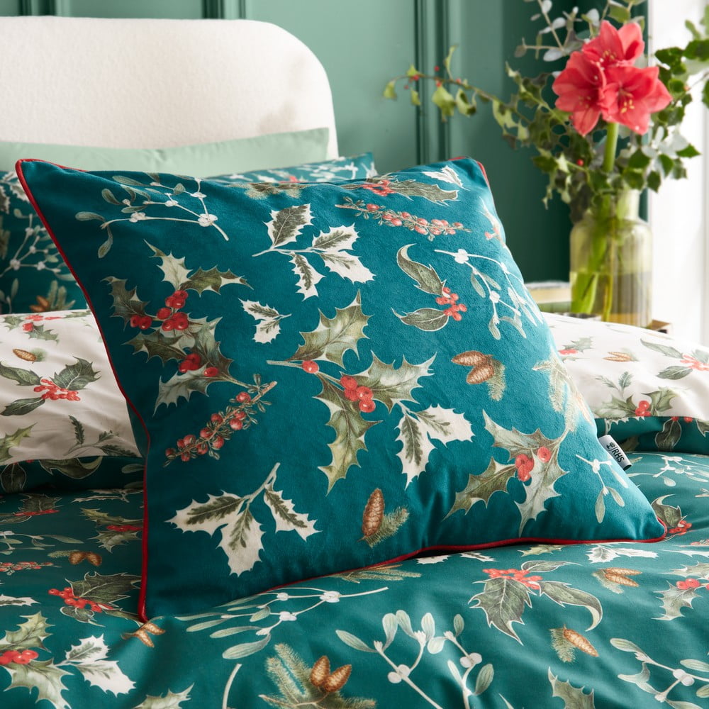 Bársony díszpárna 50x50 cm Winter Foliage – RHS