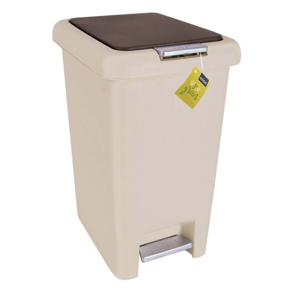 Bézs műanyag pedálos szemetes 20 l Dust A – Orion