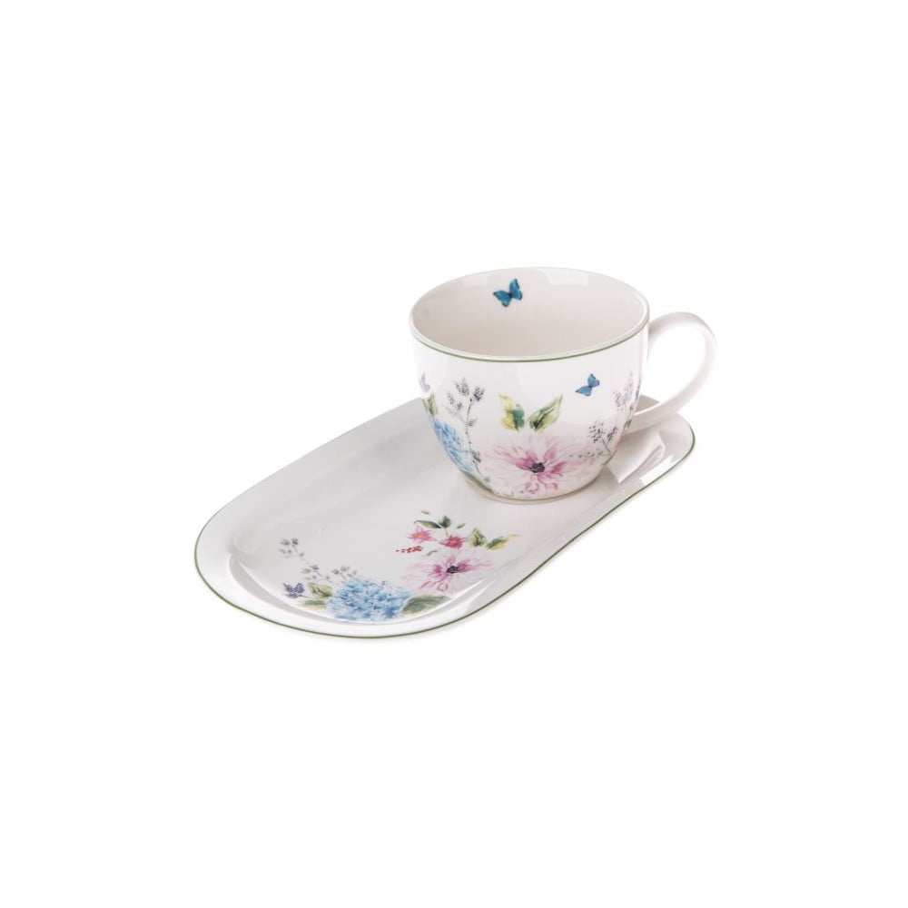 Fehér porcelán eszpresszó csésze 450 ml – Dakls