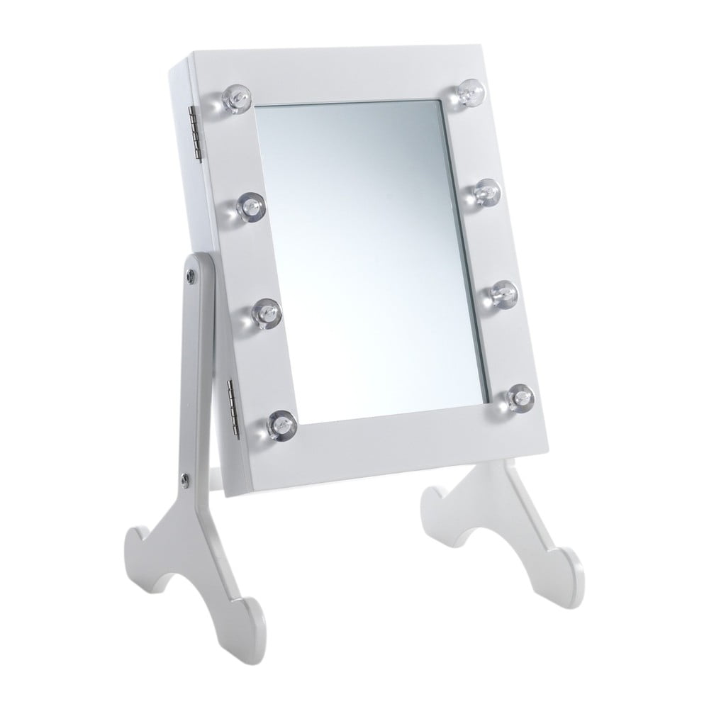 Kozmetikai tükör világítással 29x44 cm Coffer Lux LED – Tomasucci