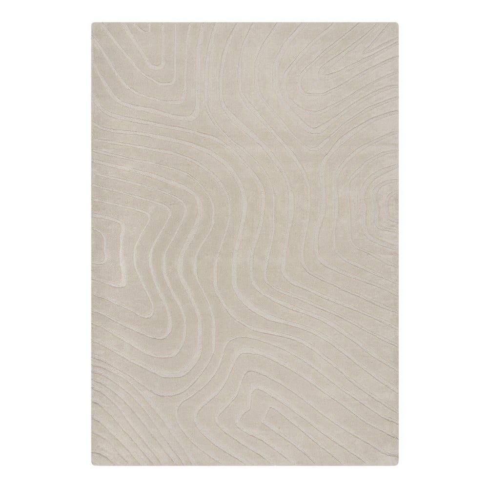 Krémszínű kézi szövésű gyapjú szőnyeg 120x170 cm Mesmerise Natural – Flair Rugs