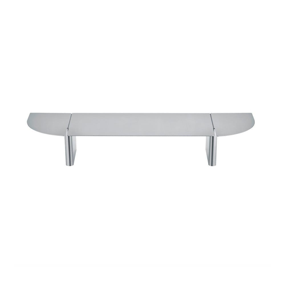 Matt ezüstszínű rozsdamentes acél fali polc 80 cm Oru – Blomus