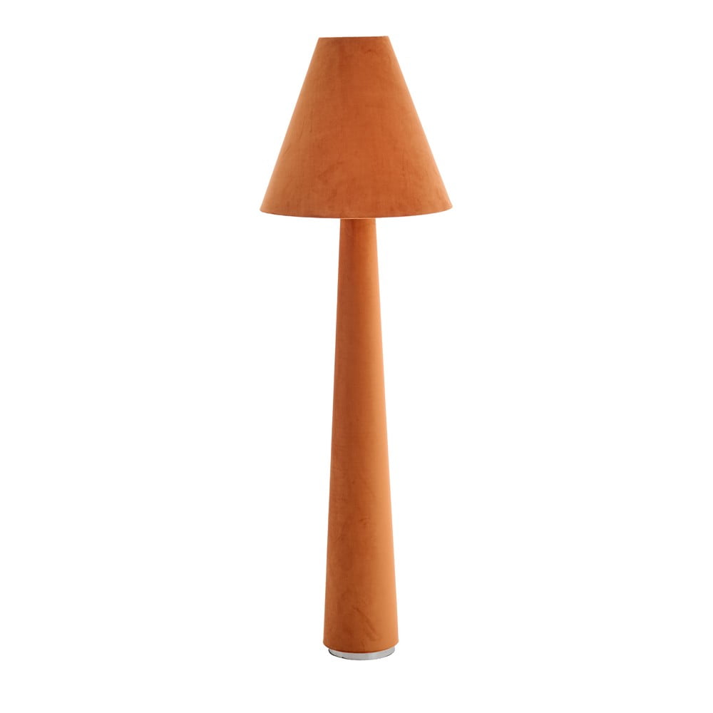 Narancssárga állólámpa textil búrával (magasság 168 cm) Devia – Light & Living
