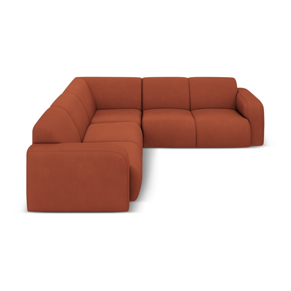 Narancssárga sarokkanapé (variálható-L alakú) Molino – Micadoni Home