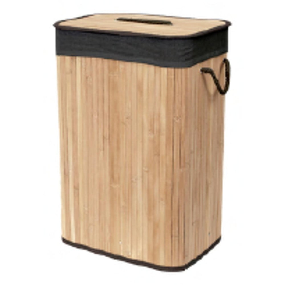 Natúr színű bambusz szennyeskosár 67 l Bamboo – Compactor