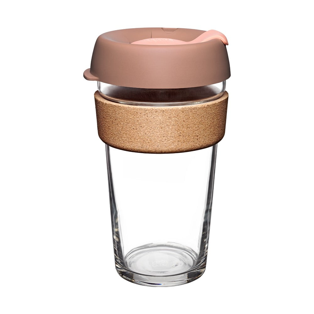 Rózsaszín-barna utazóbögre 454 ml Brew Frappe L – KeepCup