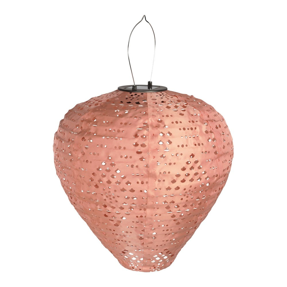 Rózsaszín napelemes kültéri LED lámpás (magasság 30 cm) Greatham – House Nordic