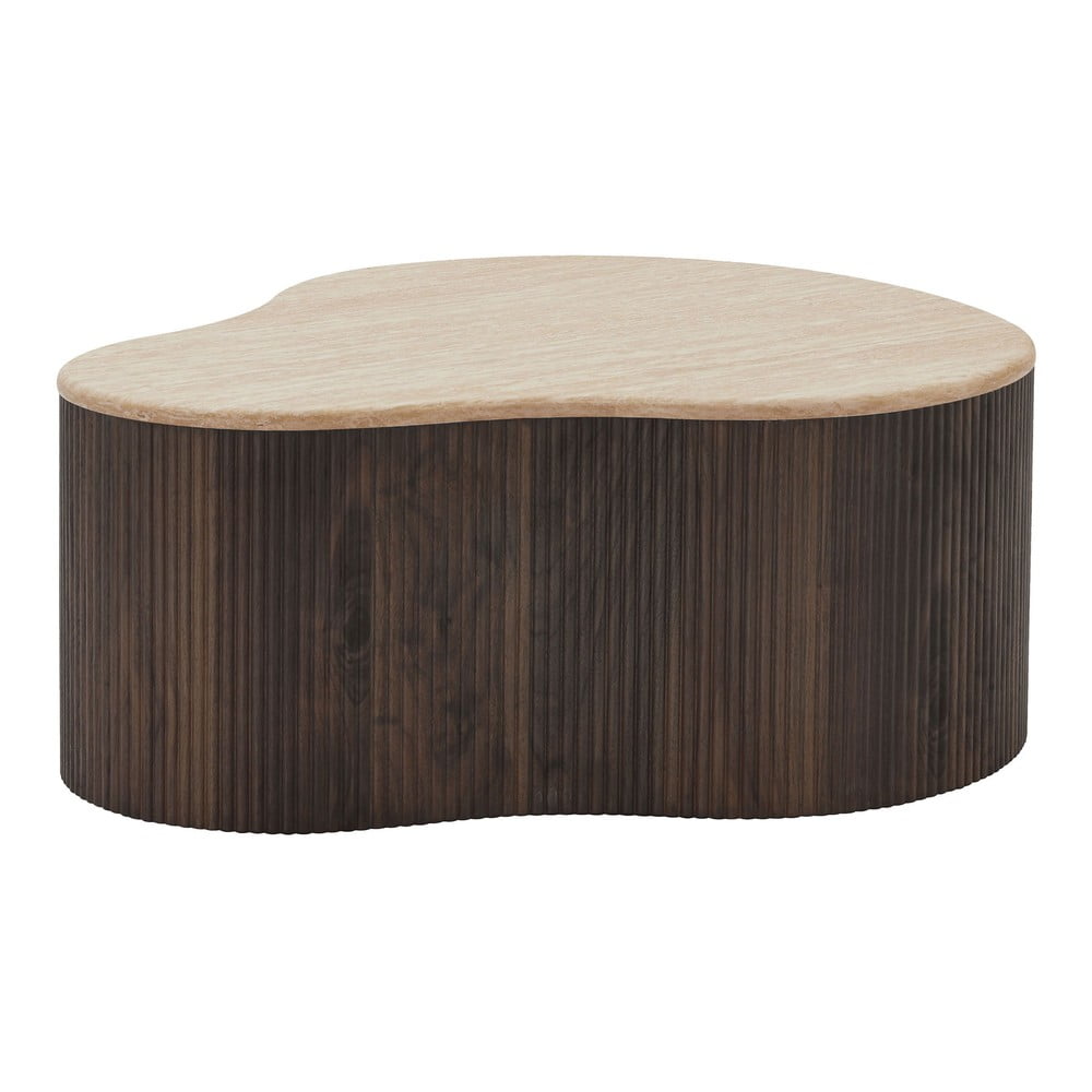 Sötétbarna dohányzóasztal 75x84 cm Cadiz – House Nordic